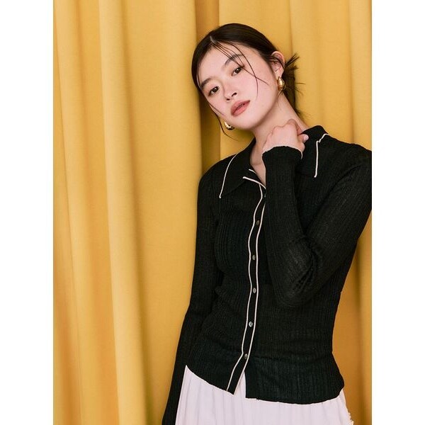 Lily Brown(リリーブラウン) ポロニットプルオーバー レディース LILY BROWN（リリーブラウン） サングラスLily Bearポロニットプル