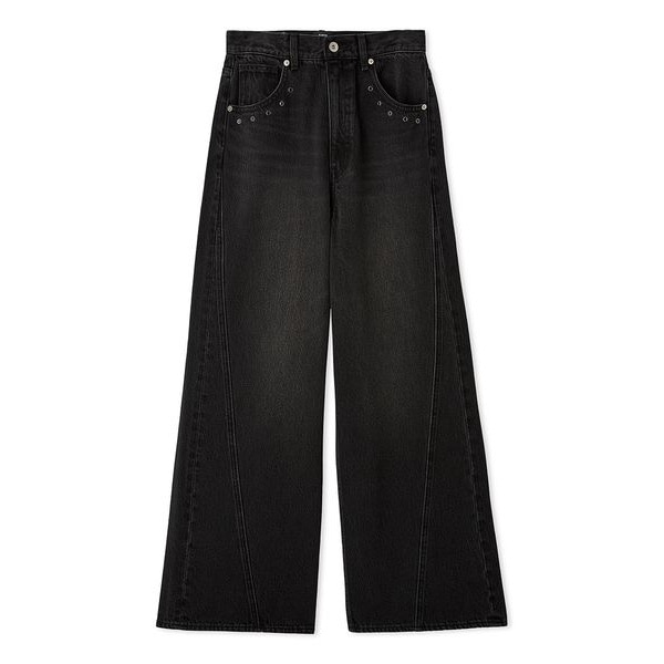 専用【新品タグ付き】LILY BROWN × ANNA SUIワイドデニムパンツ LILY BROWN × ANNA SUI】ワイドデニムパンツ | リリーブラウン