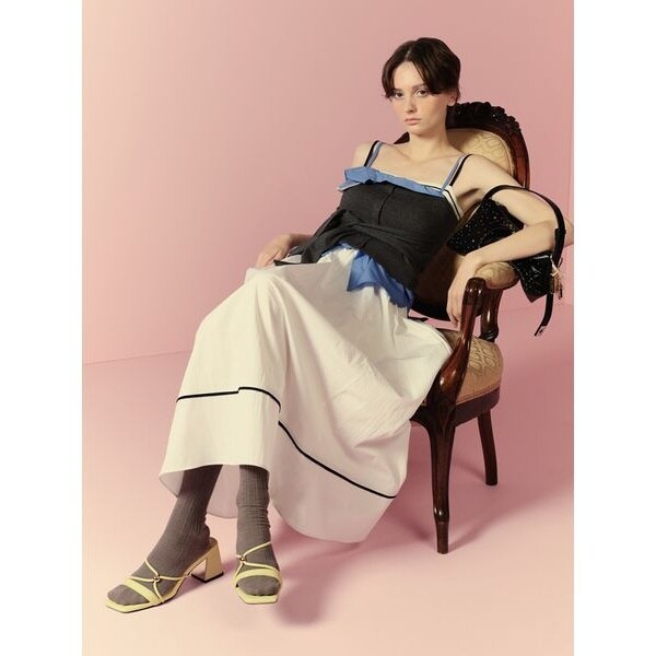 LILY BROWN ニットビスチェ切り替えワンピース/ハンドウォッシャブル LILY BROWN ワンピース 「WEB限定カラー」「WEB限定00サイズ