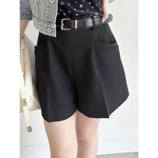 ベルト付きショートパンツ