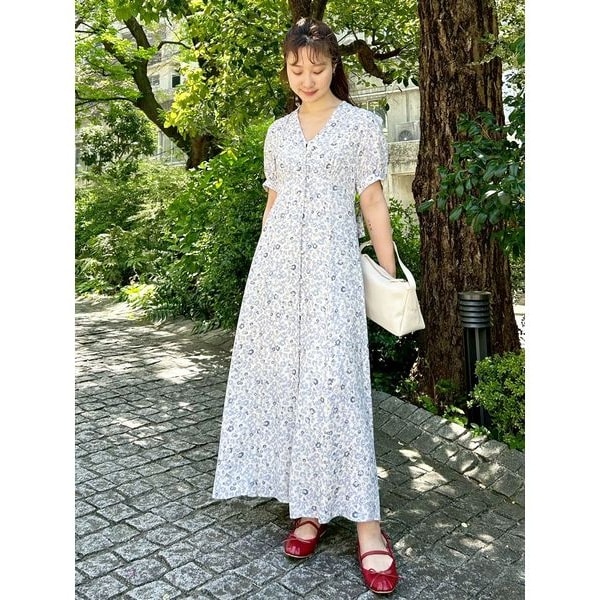 LILY BROWN スイッチングシフォンワンピース LILY BROWN（リリーブラウン）の「スイッチングシフォン