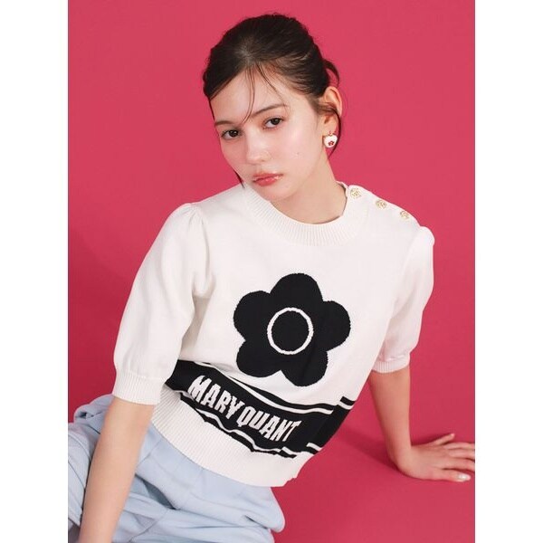 LILY BROWN×MARY QUANT】ニットプルオーバー | リリーブラウン