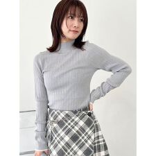 【WEB限定カラー】ランダムリブラメニットトップス