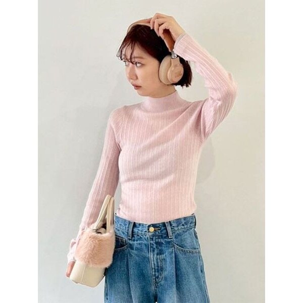 Lily Bearエンブロイダリーニットトップス | リリーブラウン(LILY