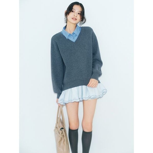 リリーブラウン　CANDY STOCKセーラーカラービジューミニワンピース LILY BROWN セーラーカラービジューミニワンピース LILY BROWN