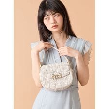 リリーブラウン(LILY BROWN)の[L.B CANDY STOCK]ビジューラウンド2wayミニバッグ(Hearts2Hearts着用)