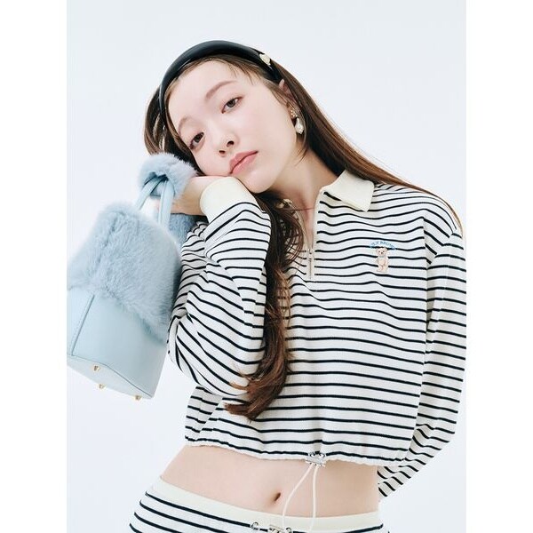 LILY BROWN Lily BearワンショルダーリボンスウェットWEB限定 WEB限定カラー】Lily Bearワンショルダーリボンスウェット