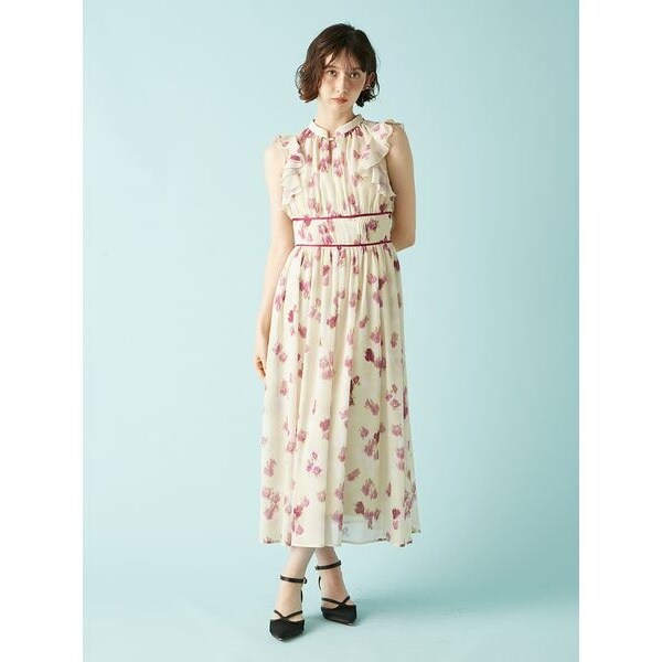 ラッフルフリルティアードシャツワンピース | リリーブラウン(LILY