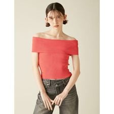 リリーブラウン(LILY BROWN)のオフショルニットトップス