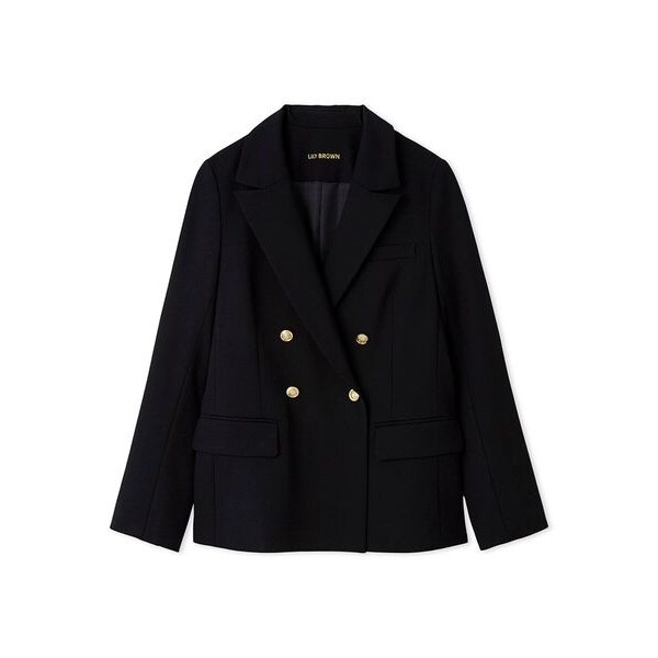 Rirandture Pコート ダブルブレスト 金ボタン S ZARA ウール混 ロングコートPコート ダブルブレスト 金ボタン - メルカリ