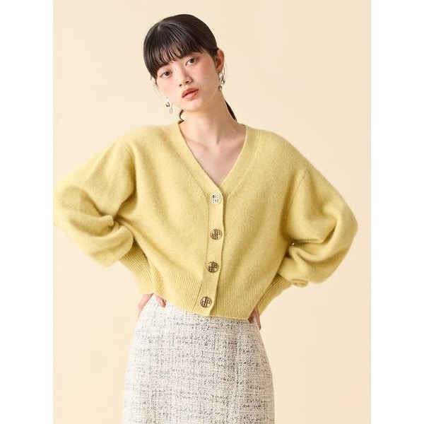 LILY BROWN×MARY QUANT】デイジーモチーフニットカーディガン