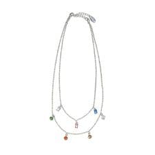 カラフルストーンネックレス