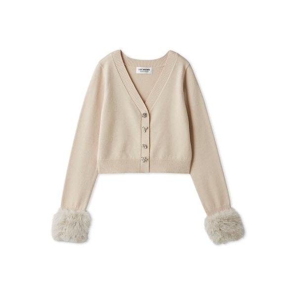 CELFORD×P.J. REDOUTEコラボ】 モチーフカーディガン | セル