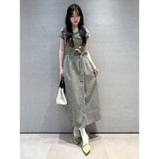 リリーブラウン(LILY BROWN)のデコルテレイヤードトレンチワンピース