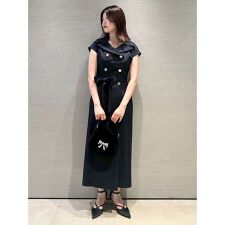 リリーブラウン(LILY BROWN)のデコルテレイヤードトレンチワンピース