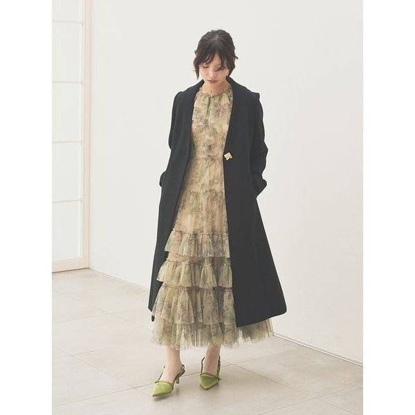 新作新品♥️MilaOwen 2wayファーポケットリバーコート✨IVR 0サイズ