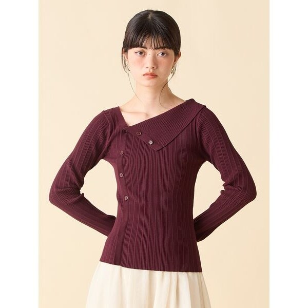 セーラーカラーニットトップス | リリーブラウン(LILY BROWN) | マルイ