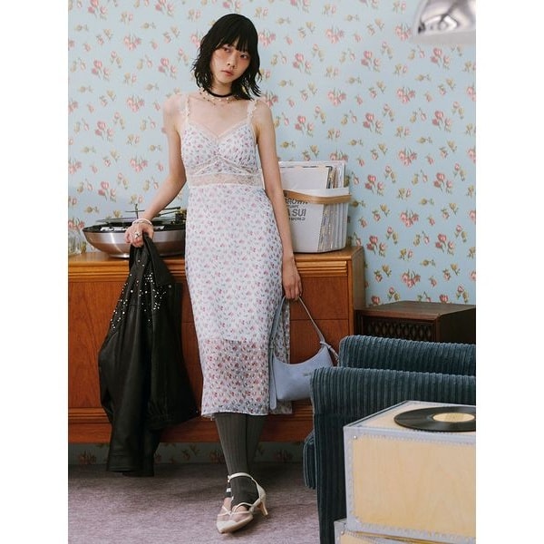 リリーブラウン アナスイ ワンピース LILY BROWN × ANNA SUI】フレアミニワンピース(ミニワンピース