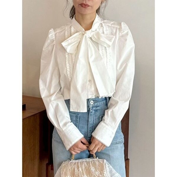 ボウタイフリルレースブラウス | リリーブラウン(LILY BROWN) | マルイ