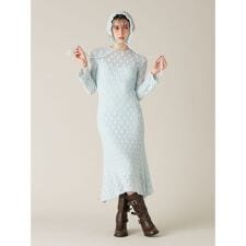 リリーブラウン(LILY BROWN)のスノーニットワンピース【Hearts2Hearts着用】