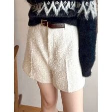 ベルト付きショートパンツ