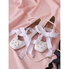 リリーブラウン(LILY BROWN)のレースアップバレエシューズ【Hearts2Hearts着用】