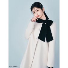 リリーブラウン(LILY BROWN)の【WEB限定カラー】[L.B CANDY STOCK]Aラインビジューリボンコート