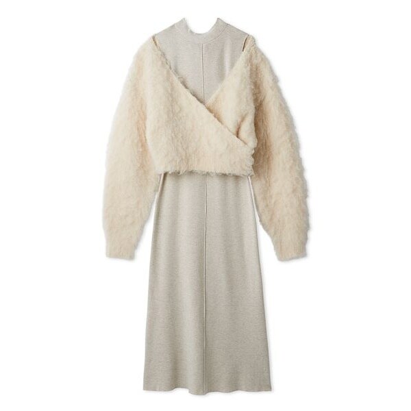 レースカラーニットワンピース | リリーブラウン(LILY BROWN) | マルイ