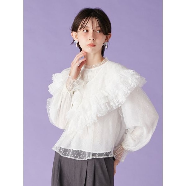 ホイップフリルヘムブラウス | リリーブラウン(LILY BROWN) | マルイ