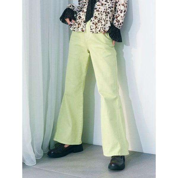 LILY BROWN × ANNA SUI】ワイドデニムパンツ | リリーブラウン(LILY