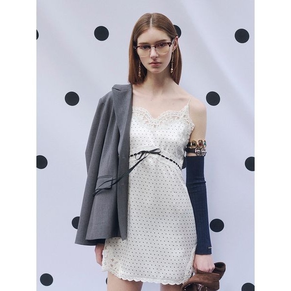 ニットドッキングバルーンワンピース | リリーブラウン(LILY BROWN