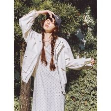 スタンドカラーブルゾン