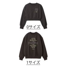 【LILY BROWN×Hearts2Hearts】コラボレーションビジューロゴスウェット