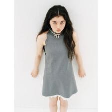 [L.B CANDY STOCK]リボンビジュースカラップミニワンピース