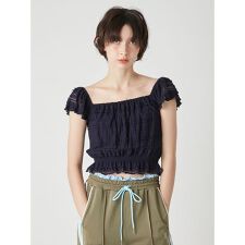 2wayシャーリングトップス