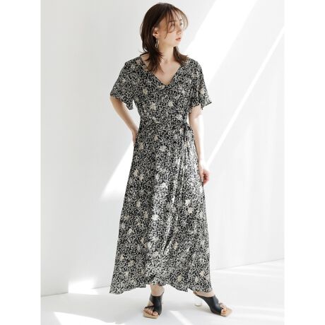 プリントカシュクールワンピース フレイ アイディー Fray I D ファッション通販 マルイウェブチャネル Cb002 334 63 01