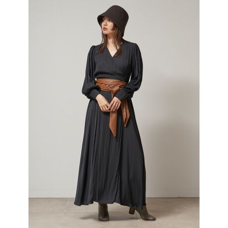 レザーベルテッドカシュクールワンピース フレイ アイディー Fray I D Fwfo ファッション通販 マルイウェブチャネル