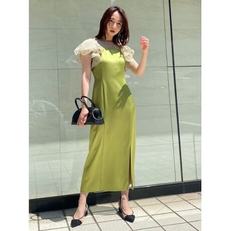 フリルスリーブコンビドレス フレイ アイディー Fray I D Fwfo ファッション通販 マルイウェブチャネル