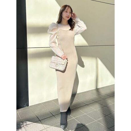 New Year Special Item ストリングスリブニットワンピース New Year  