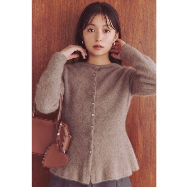 FRAYI.D 人気完売商品　FOXカシミアペプラムカーディガン FRAYI.D 人気完売商品FOXカシミアペプラムカーディガン