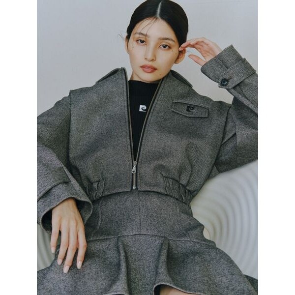 pierre cardin】ロゴフラップジップジャケット（その他アウター