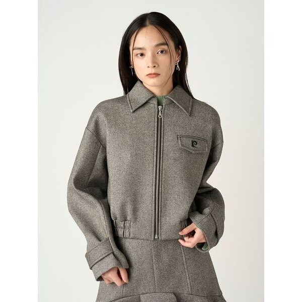 pierre cardin】ロゴフラップジップジャケット | フレイ pierre cardin】ロゴフラップジップジャケット | フレイ