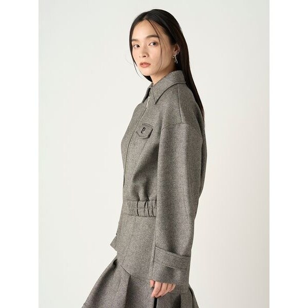 セール】【pierrecardin】ロゴフラップジップジャケット（その他