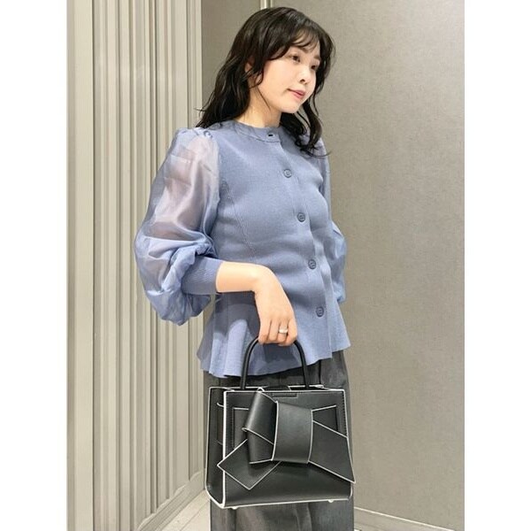 ポロカラーノースリニットジレ FRAY I.D グレー フレイアイディー フレイ アイディー FRAY I.D ポロカラーノースリニットジレ