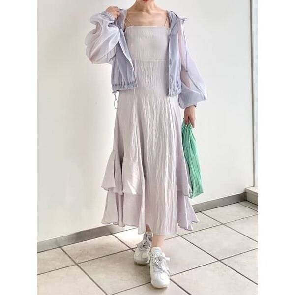 FRAY I.D カシュクールラップワンピース カシュクールラップワンピース(マキシ・ロングワンピース