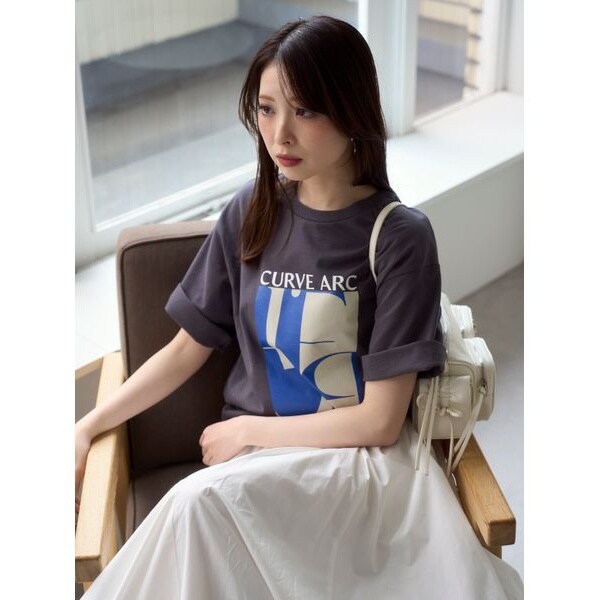 アートプリントTシャツ(Tシャツ)｜トップス｜FRAY I.D（フレイ