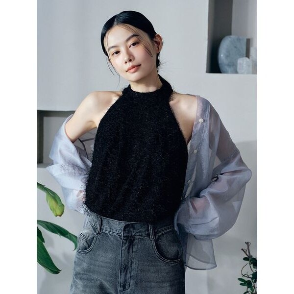 FRAY I.D カットコンビペプラムトップス MIX カットコンビペプラムトップス(カットソー)｜トップス｜FRAY I.D