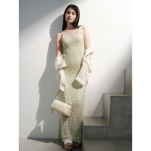 FRAY I.Dレースアップ2wayニットタンクドレス レースアップ2wayニットタンクドレス（ドレス）｜FRAY I.D