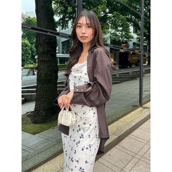 ドレープサテンキャミワンピース／ウォッシャブル | フレイ アイディー