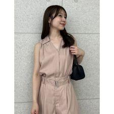 ウォッシャブルクールサテンノースリブラウス／ウォッシャブル・接触冷 